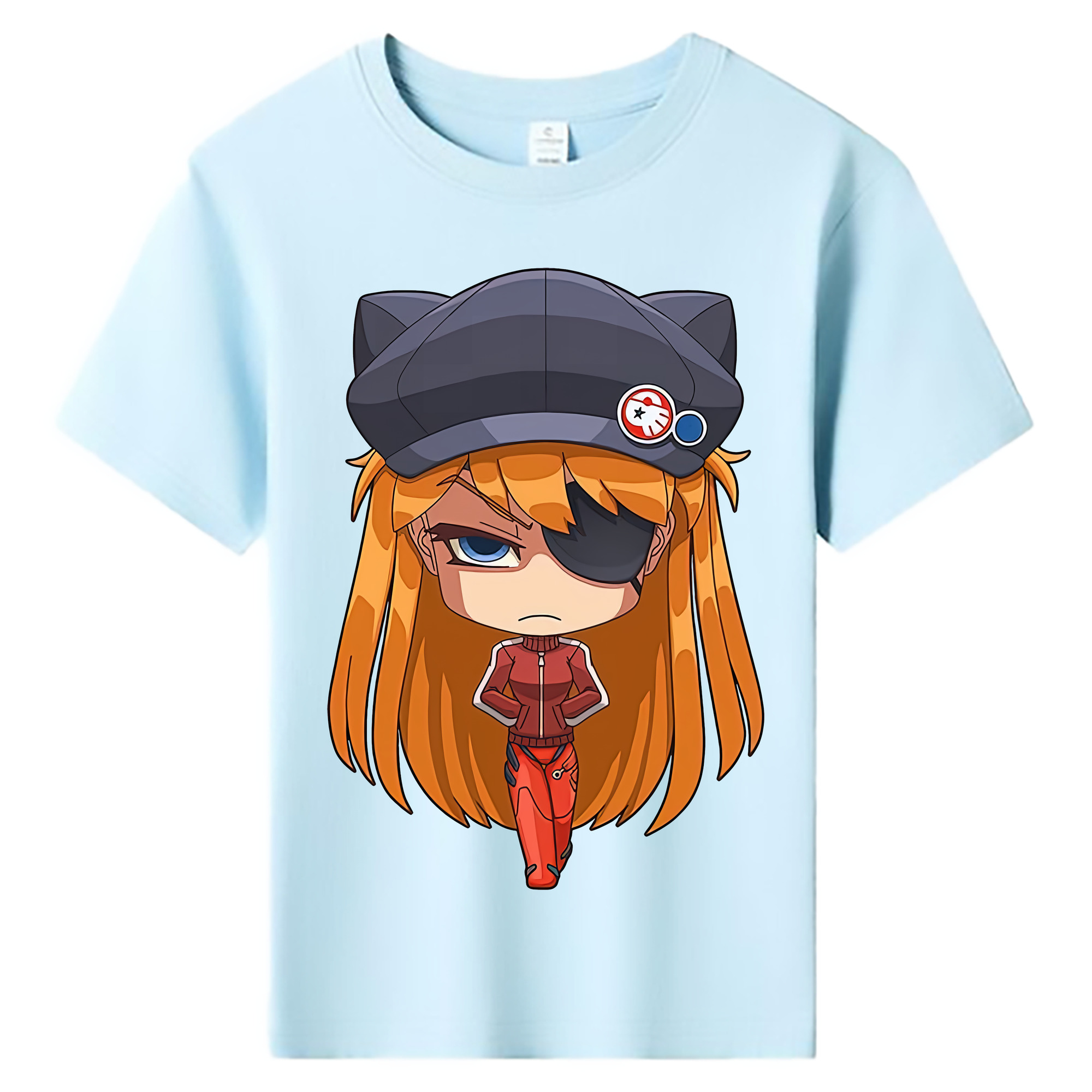 （画像用） EVA 新世紀エヴァンゲリオン 綿100％キッズTシャツ（フロントプリント）